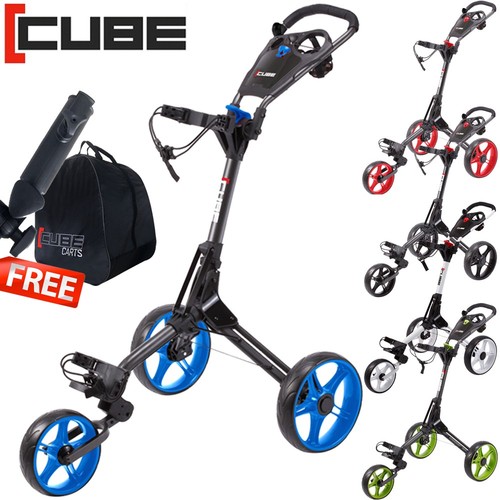 Cube wheel compact push - wheel, golf
