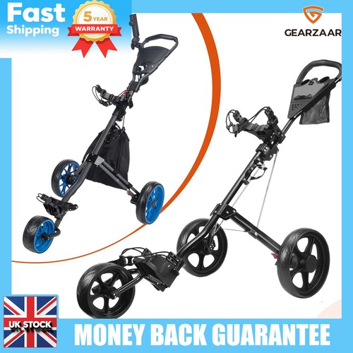 Folding cart wheel - folding, golf