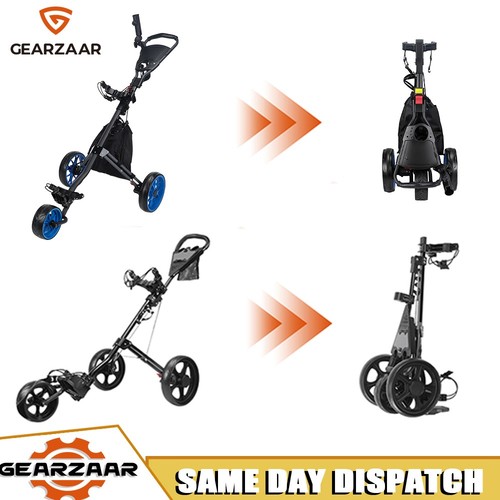Push pull golf trolley - push-pull,