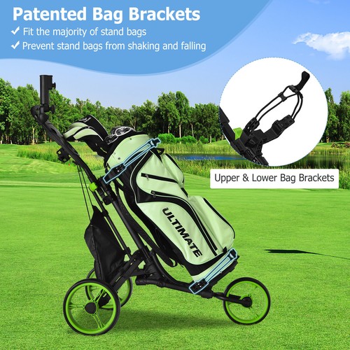 Wheel golf push cart - golf,