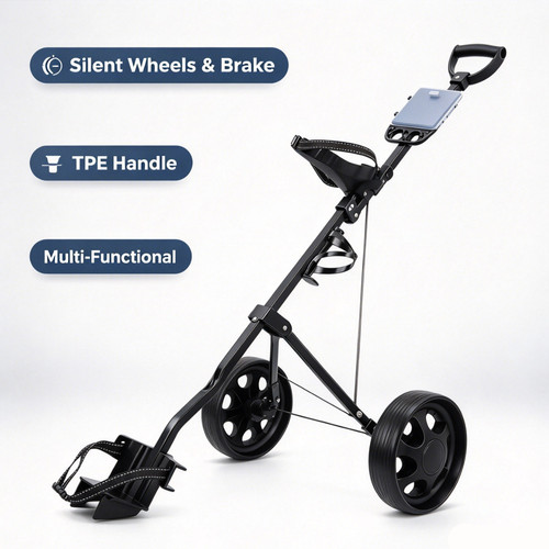 Wheel golf trolley push - golf,