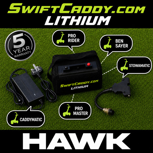 Lithium golf trolley - lithium, battery